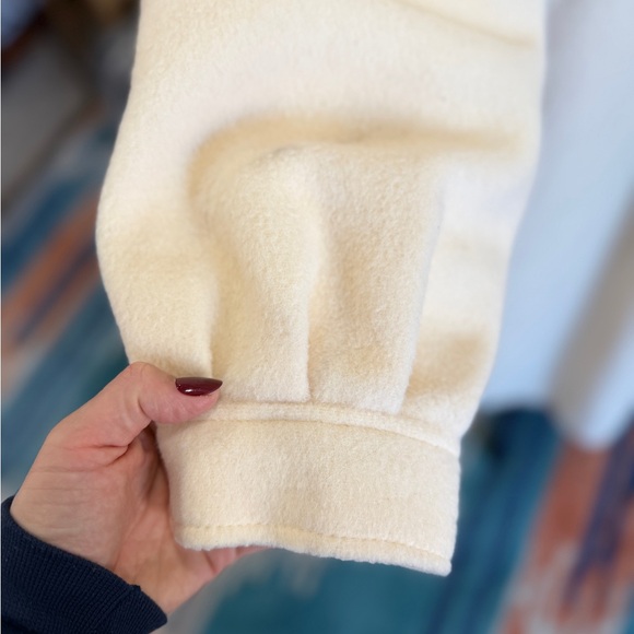 Vintage Wool Cream Long Coat - Picture 6 of 10